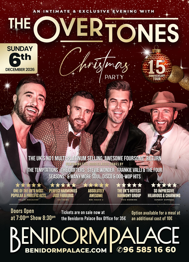 The Overtones Benidorm Palace overtones